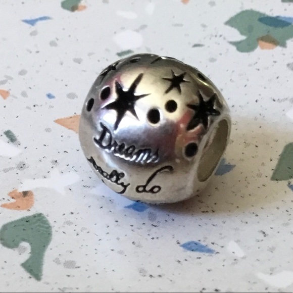 CHAMILIA DISNEY "DREAMS DO COME TRUE" SS/CRYSTAL CHARM - Picture 2 of 5